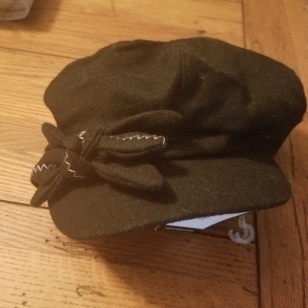 Nine west ladies tow tie hat black